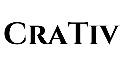 Cratv logo design showcasing modern typography and branding elements.
