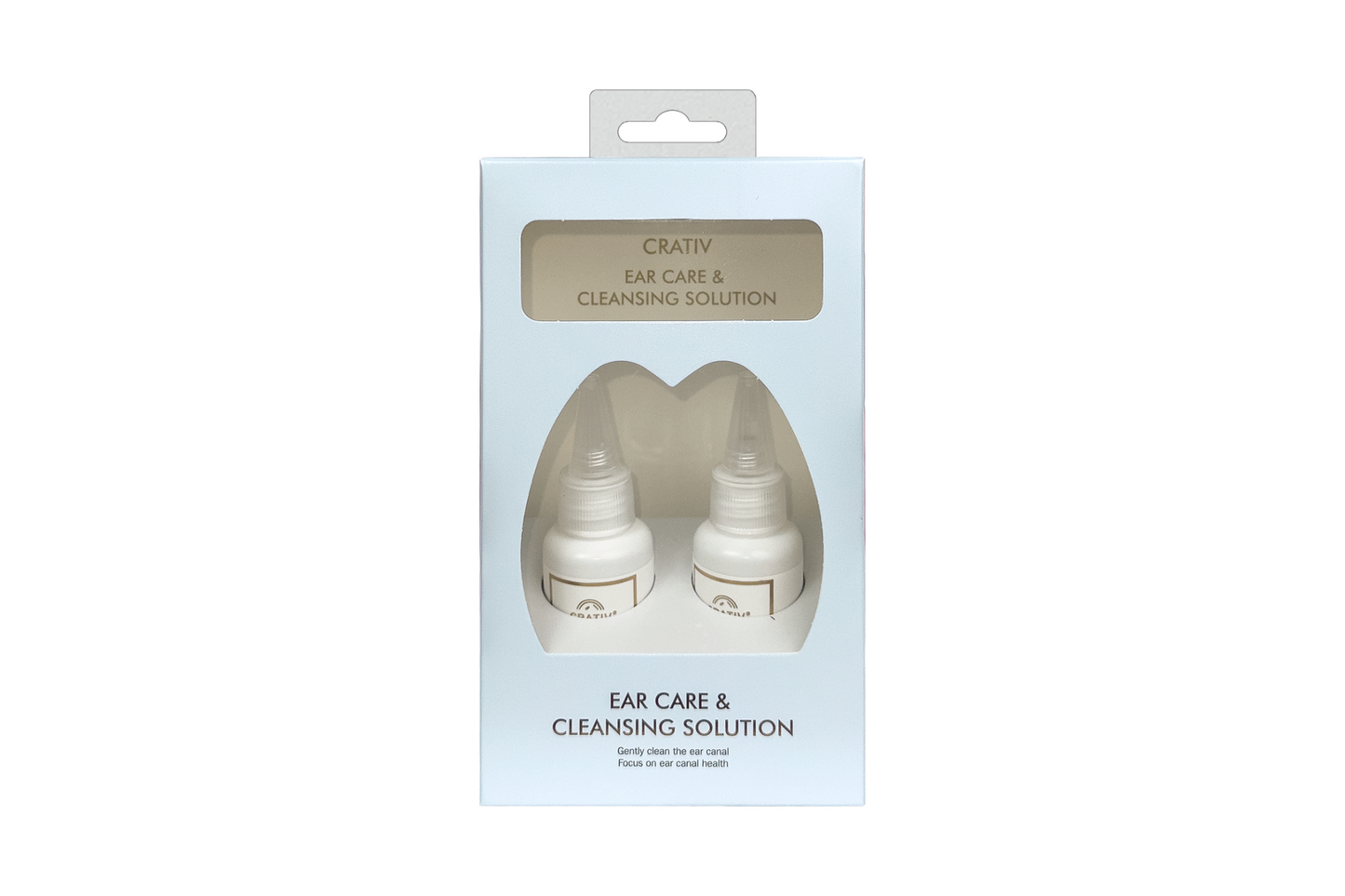 CraTiv Ear Care & Cleansing Solution – Gentle and Safe Ear Cleaner for Sensitive Ears and Deep Canal Care